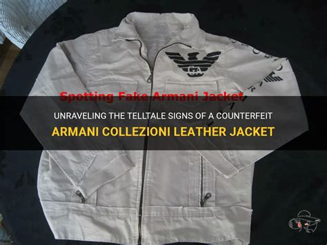 armani collezioni fake|Watch Out For This International Fake Armani Leather Jacket Scam.